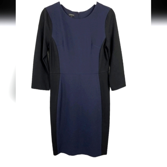 Talbots form fitting colour block Sheath dress, plus size 20W - Picture 1 of 12